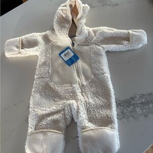Columbia Cream Sherpa Kids Footie